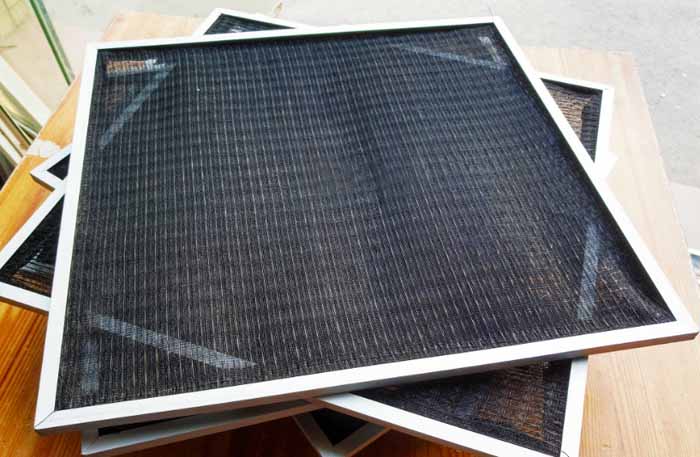 尼龍網(wǎng)初效過濾器又稱為尼龍網(wǎng)過濾器，尼龍空氣過濾網(wǎng)